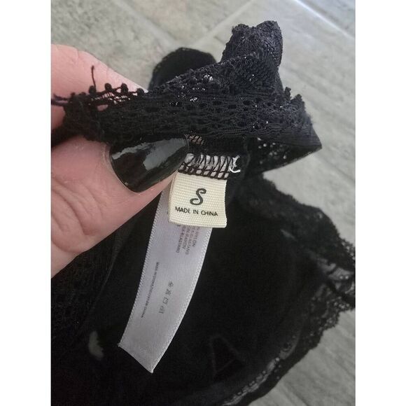 Listicle Lacey Black Bralette Size‎ Small - Picture 6 of 8